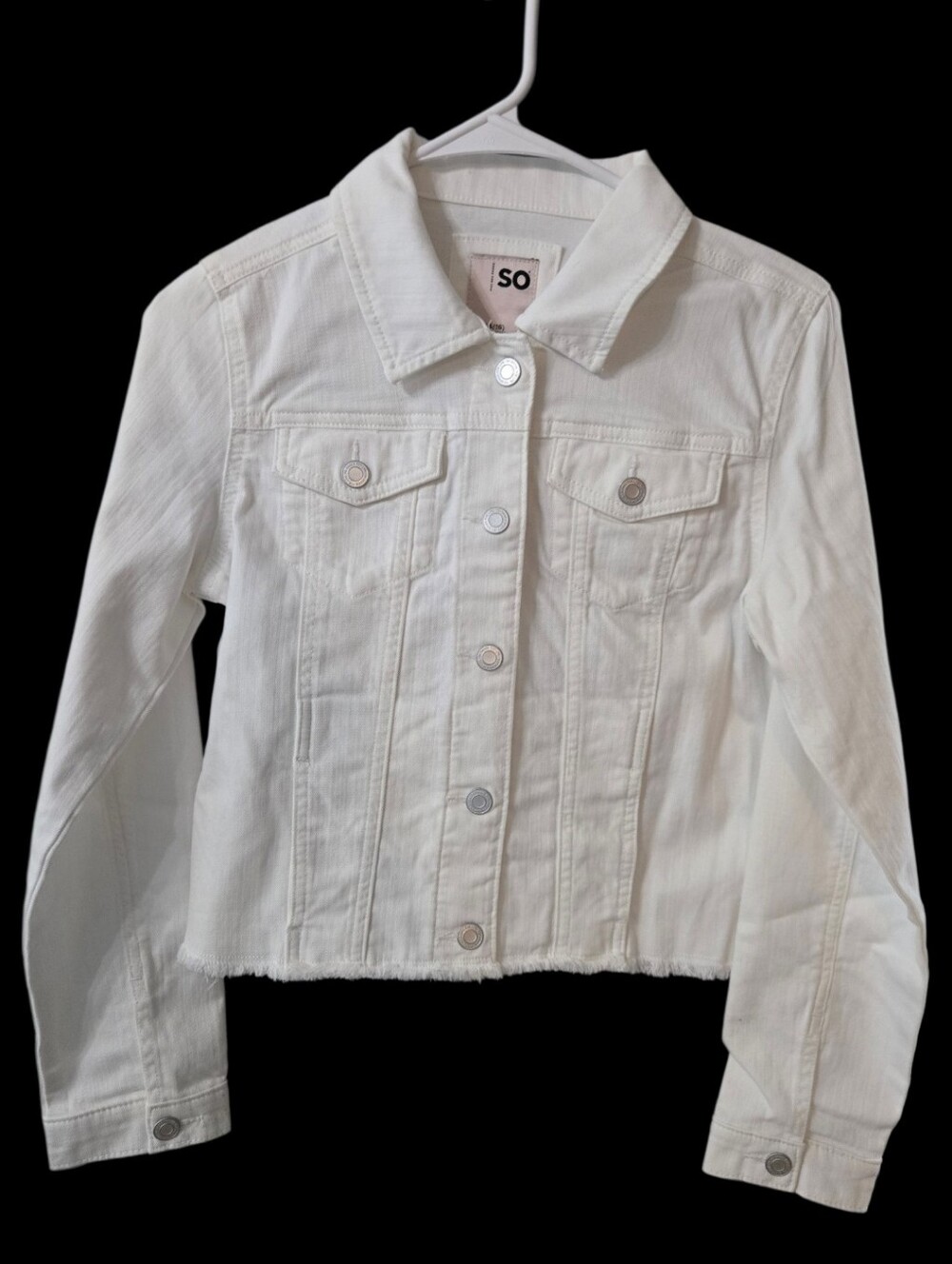 White Denim Jean Jacket 14/16